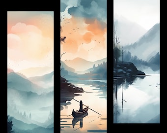 Tranquil Mountains - iPhone wallpaper - Set of 3