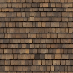 Miniature 1:12 Shake Shingle Roofing - Printable Wood Shake Shingles on ...