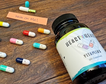 Heart 2 Heart Vitamins, Daily Capsules of Love Notes, Meaningful Messages, Anniversaries, Birthday's, Mother's Day, Valentine's Day Gifts