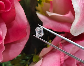 Elongated Antique Cushion Lab Grown Diamond: Custom Engagement Ring