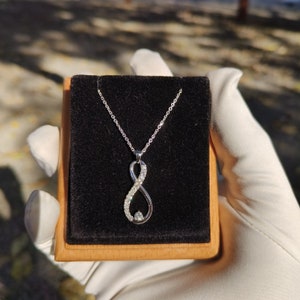 Infinity Necklace, Infinity Jewelry, Friendship Necklace, GOLD, SILVER Infinity Jewelry, Girlfriend Necklace | Best Friend Necklace Gift