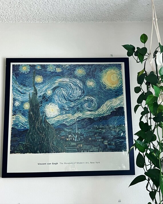 Starry Night Vincent Van Gogh Museum Modern Art New York - Etsy