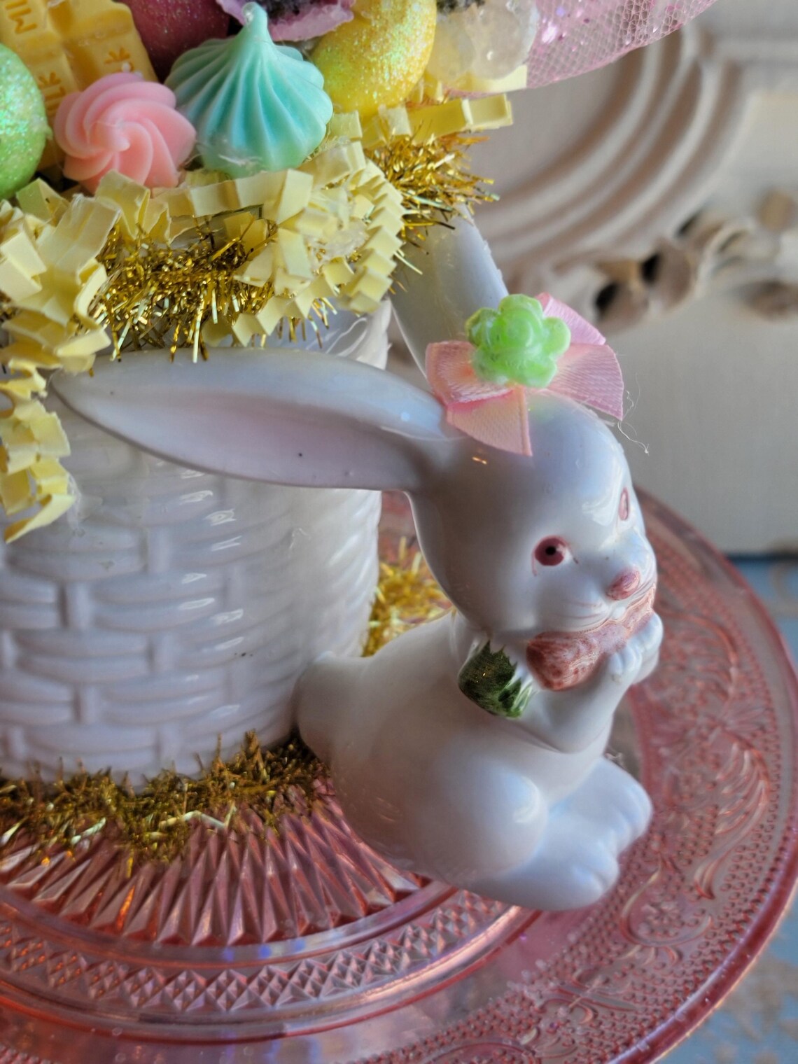 Fitz and Floyd Easter Bunny Assemblage - Etsy