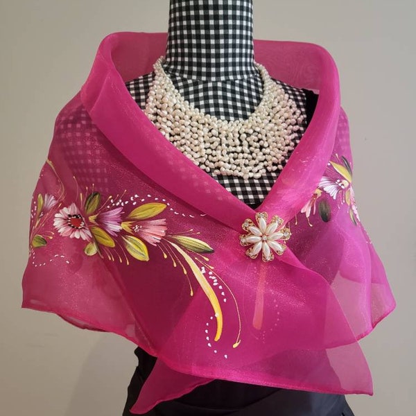 Filipiniana Amparo Panuelo (Handpainted) SA-PA-003