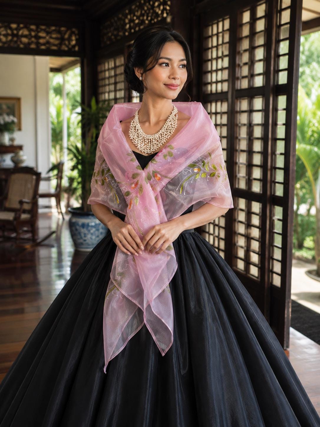 accessories for modern filipiniana dress Shop Pearls and Filipiniana Pairings Kultura Filipino