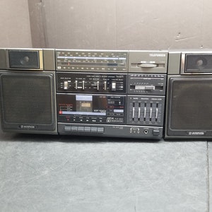Vintage Telefunken Stereo Radio Cassette Recorder Detachable Model TM 6670 Working Rare