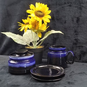 Vintage Ridgway Ironstone England Sonate Set aus Zuckerdose und Milchkännchen