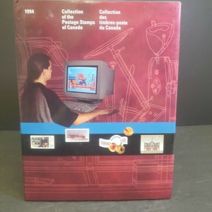 Annuario della collezione di souvenir di francobolli annuali del Canada Post del 1994 - nuovo e completo