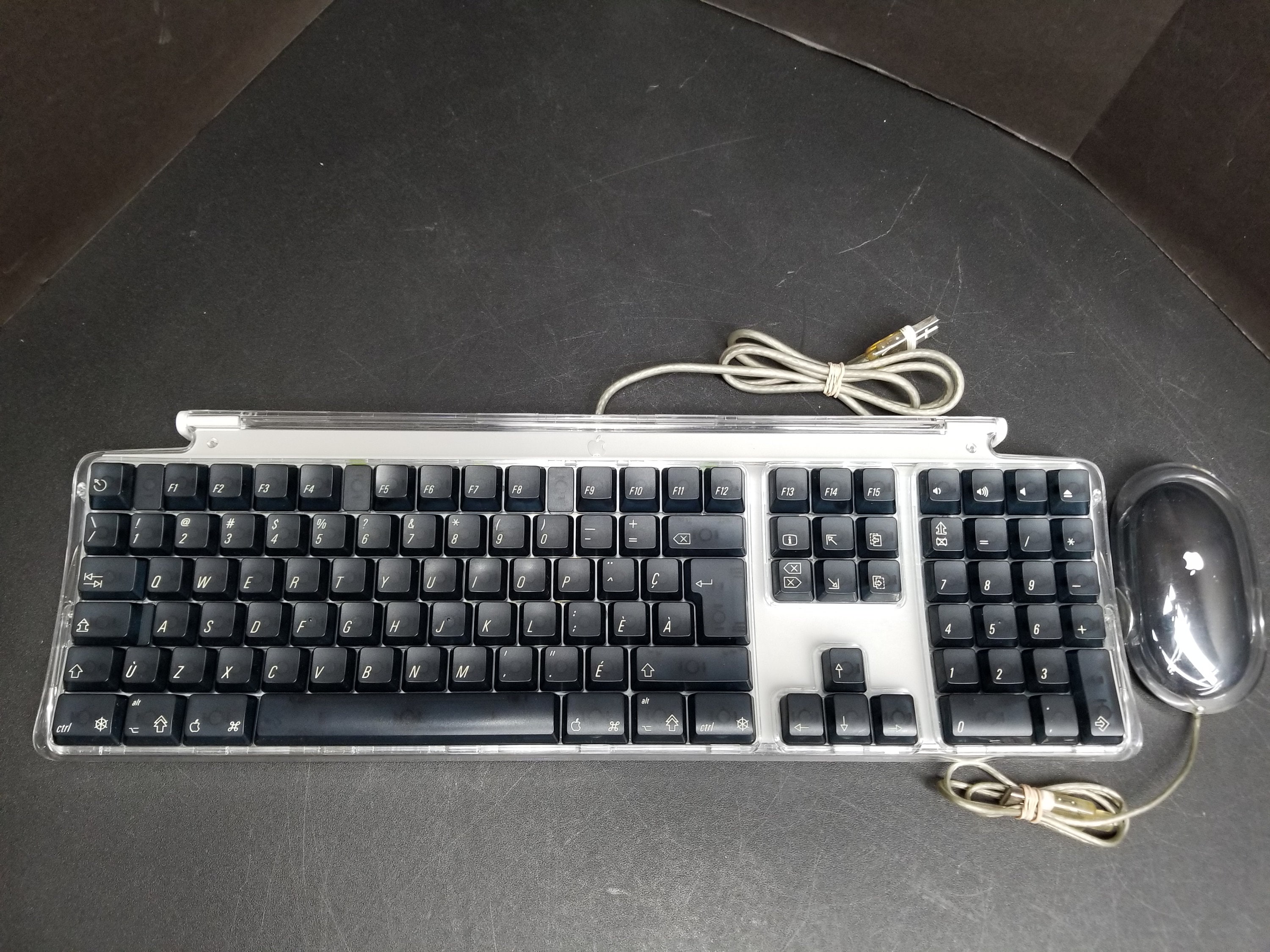 Vintage Apple Pro Keyboard M7803 and Pro Mouse M5769 Tested Working