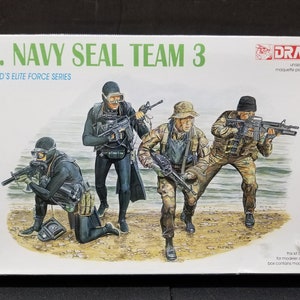 Dragon U.S. Navy Seal Team 3 1/35 Scale Model Kit #3025 New Sealed