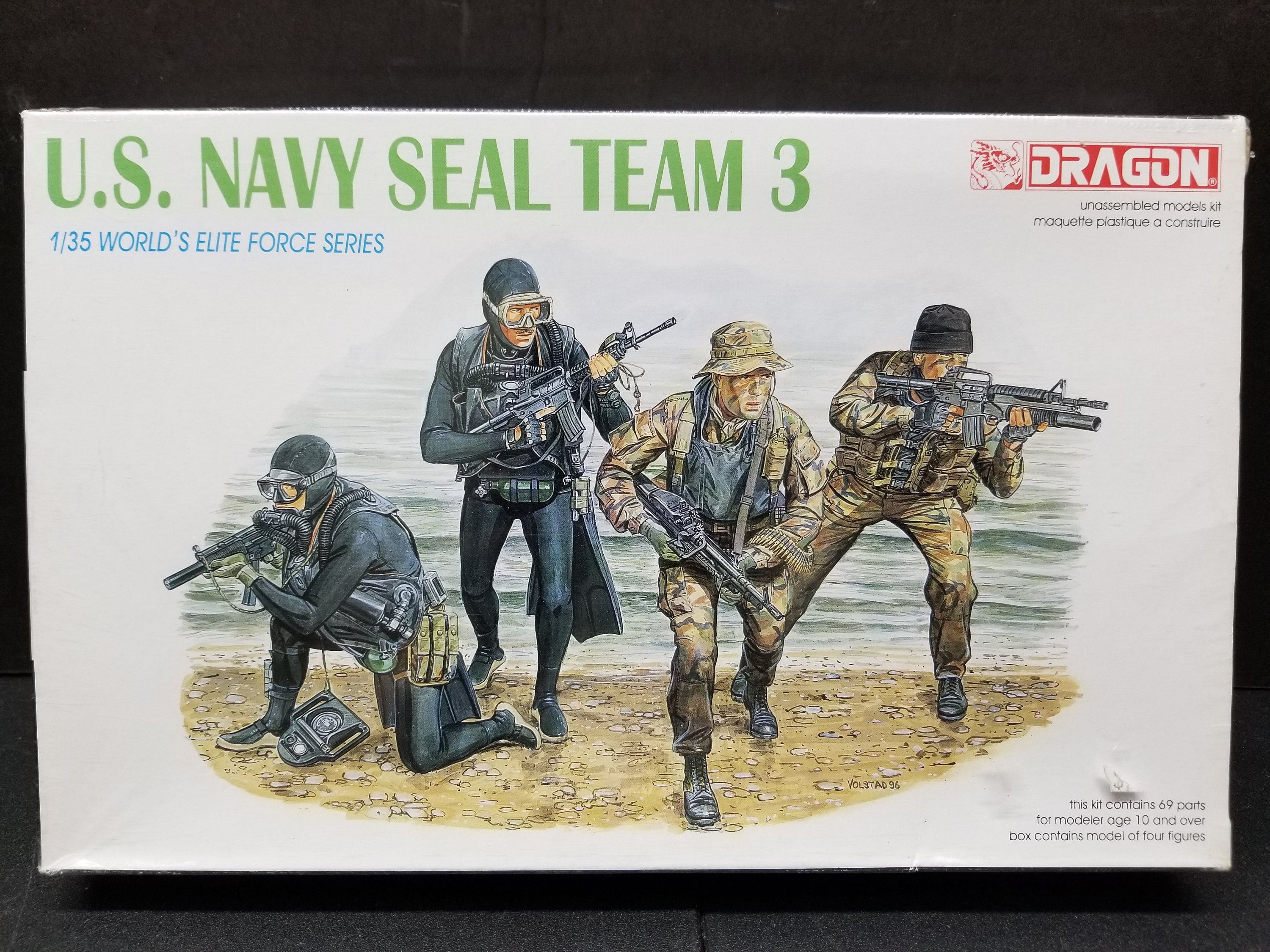 Dragon U.S. Navy Seal Team 3 1/35 Scale Model Kit #3025 New