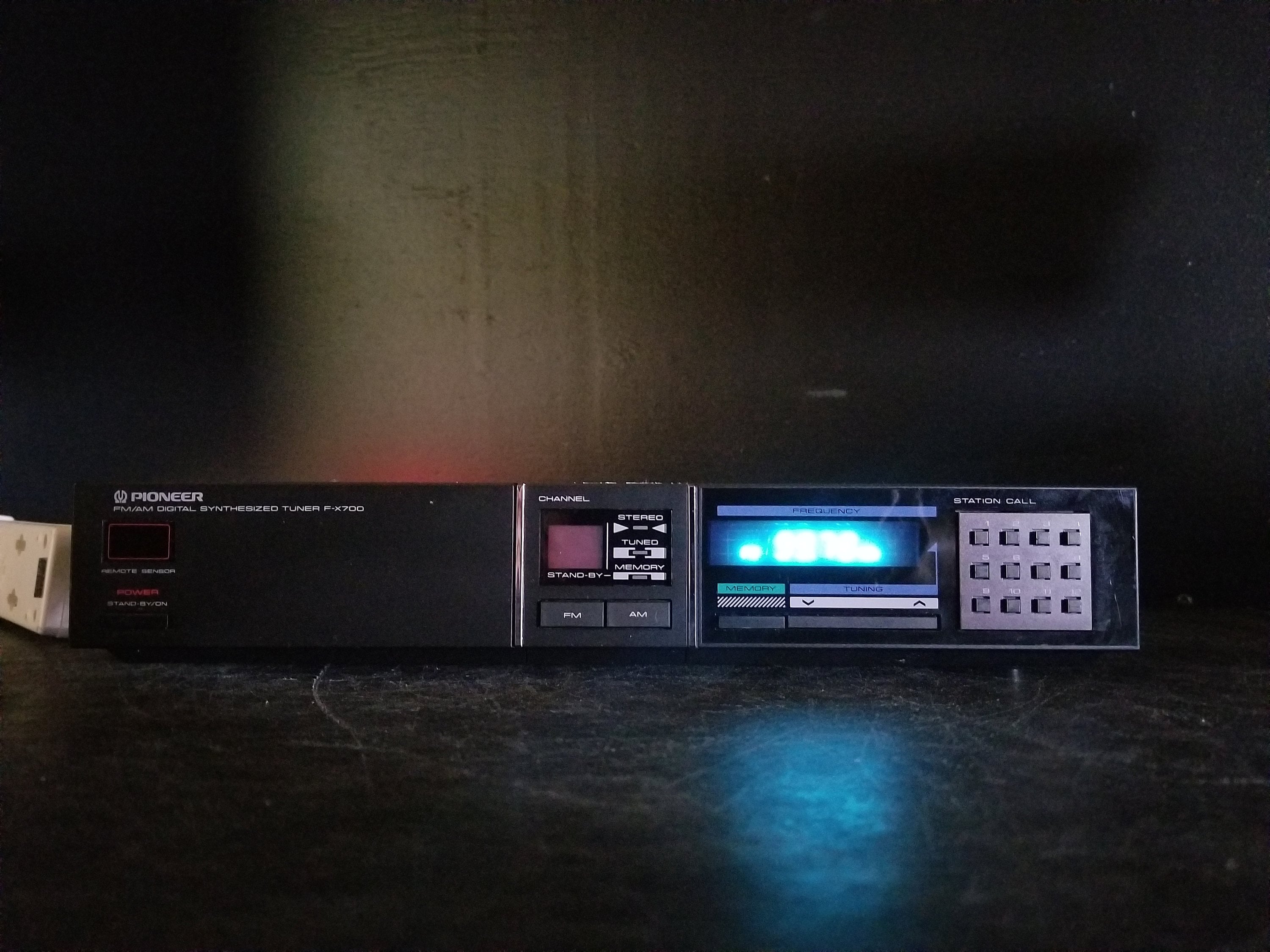 ビンテージ パイオニア FM/AM デジタルシンセサイザーチューナー F