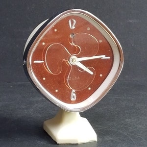 Vintage Diamond Fan Alarm Clock Tested Not Working