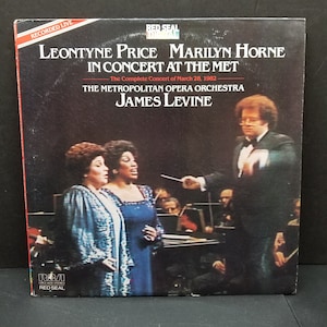 Leontyne Price - Marilyn Horne - James Levine (2) - In Concert at the Met - 2 LP Album