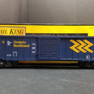 MTH Rail King O Scale Ontario Northern 50&#39; Modern Box Car 30-74392 New Open Box