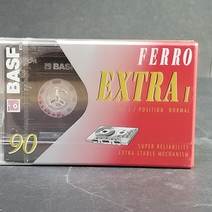 Vintage Basf Cassette Tapes Ferro Extra I 90 New Sealed