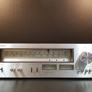 Vintage Hitachi Am/Fm Stereo Tuner Model Ft-920 Tested Working