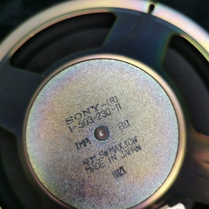 Vintage Sony SS-C20 Speakers - Tested 8" Pair image 6