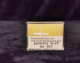Aguja de aguja AMX 303, cartucho Astatic N-76, pieza de tocadiscos phono 146-7 346 348