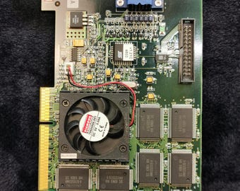 Vintage Diamond Fusion 3dfx Voodooo Banshee 16mb Sgram Agp