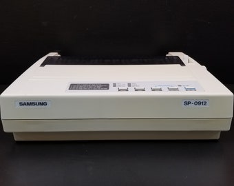 Vintage Samsung Printer SP-0912 Not Tested