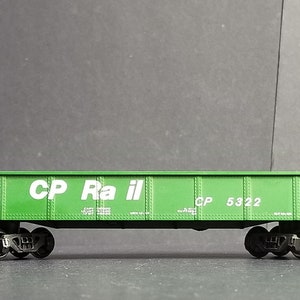 Bachmann HO Scale Canadian Pacific CP Rail Gondel Auto #5322 Grün