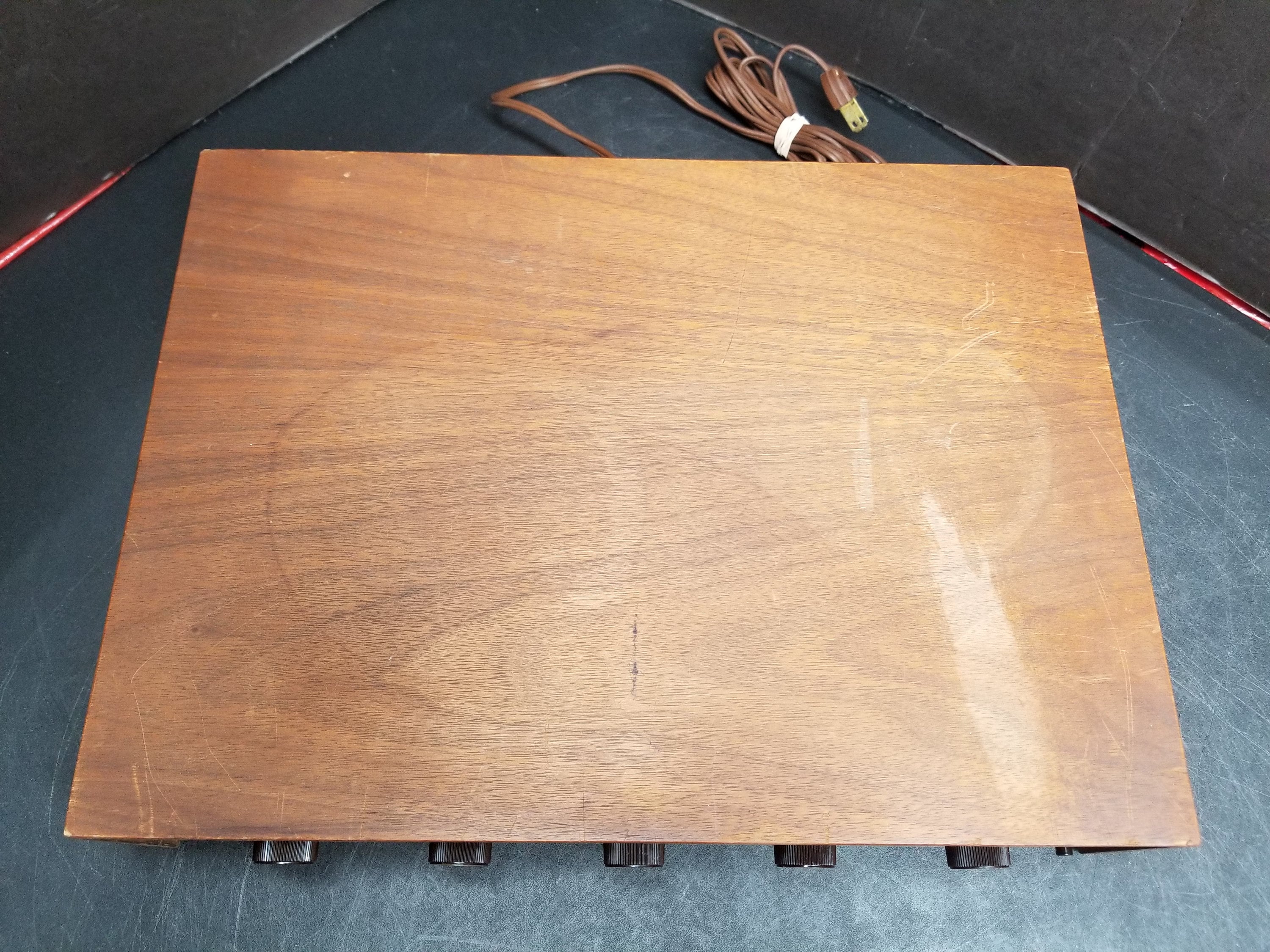 米国HEATHKIT AA-1506 パワーアンプ RARE Vintage Heathkit Power Amplifier AA-1506 Black/Woodgrain 1975