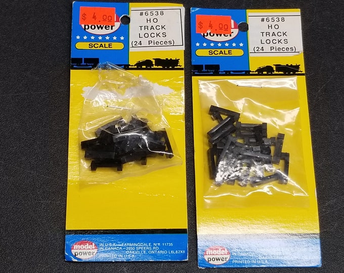 Model Power #6538 HO Track Locks Lot of 47 New - Etsy