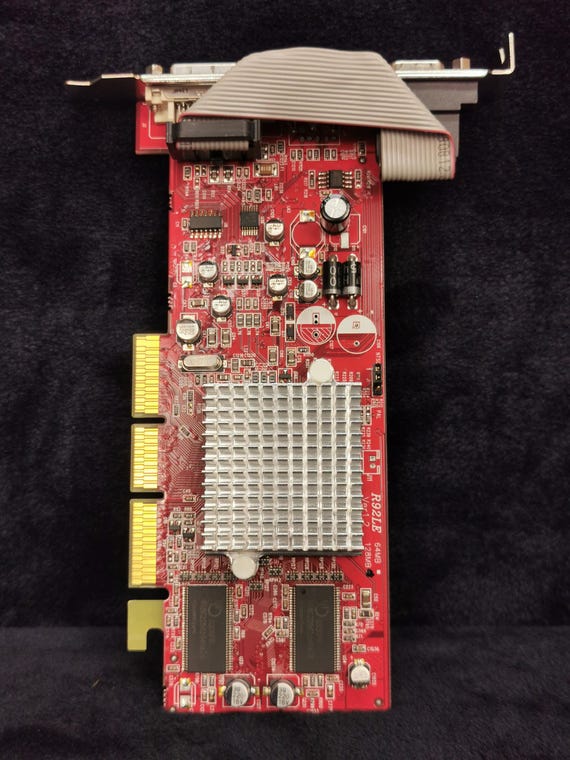 Vintage ATI Radeon 9200LE AGP Graphics Card 128MB (untested) - Etsy
