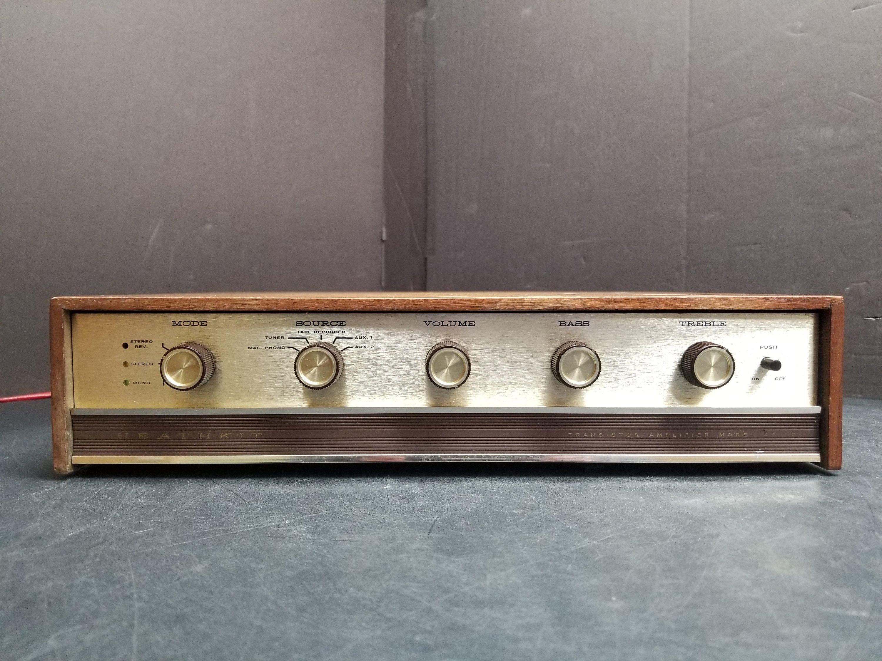 Vintage Heathkit Transistor Amplifier Model AA - 22 for