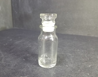 Vintage Mini Glass Jar Storage Bottle Container Japan