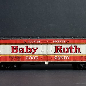 HO Scale Tyco Baby Ruth Good Candy Box Car Nadx #5342 Red And White