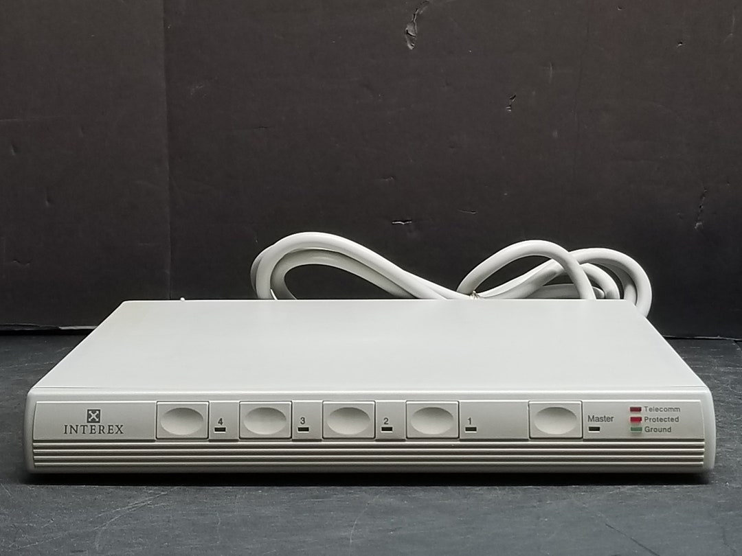 Vintage Interex 6 Outlets Surge Protector Tested Working - Etsy