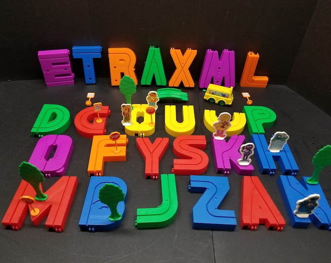 vintage-playskool-sesame-street-alphabet-abc-train-roadway-set-1988-etsy