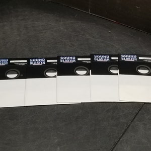 Vintage Sound Blaster Software Floppy 5x 5.25in Disks