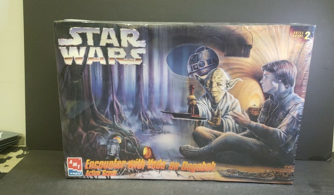 AMT ERTL Star Wars Encounter With Yoda on Dagobah Action