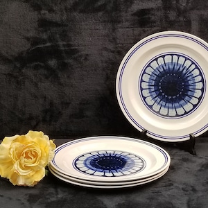 Vintage Ridgway Ironstone England Sonate Set von 4 Speisetellern 10in