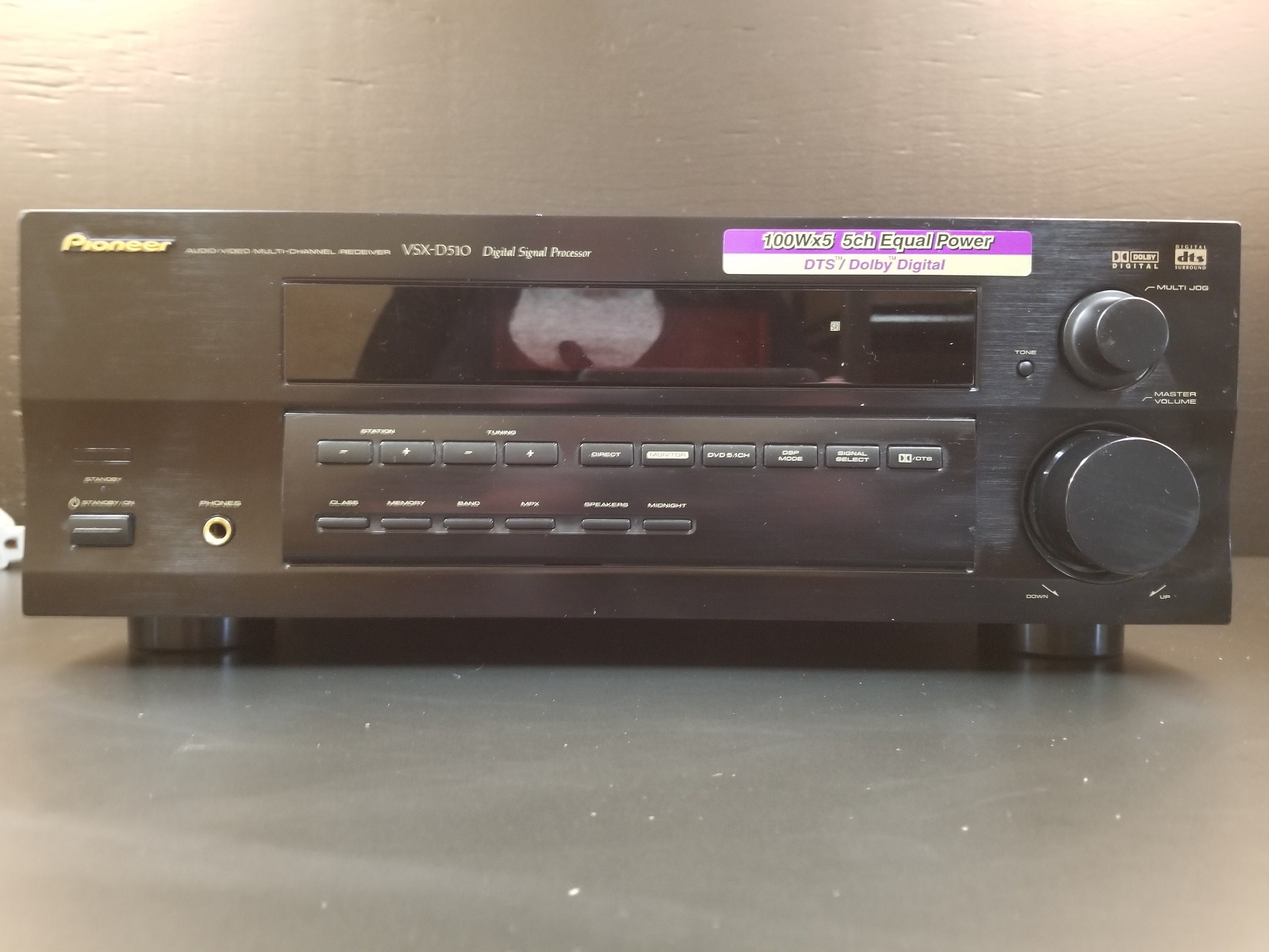 Vintage Pioneer VSX-D510 500W 5.1 Channel Receiver Tested Working