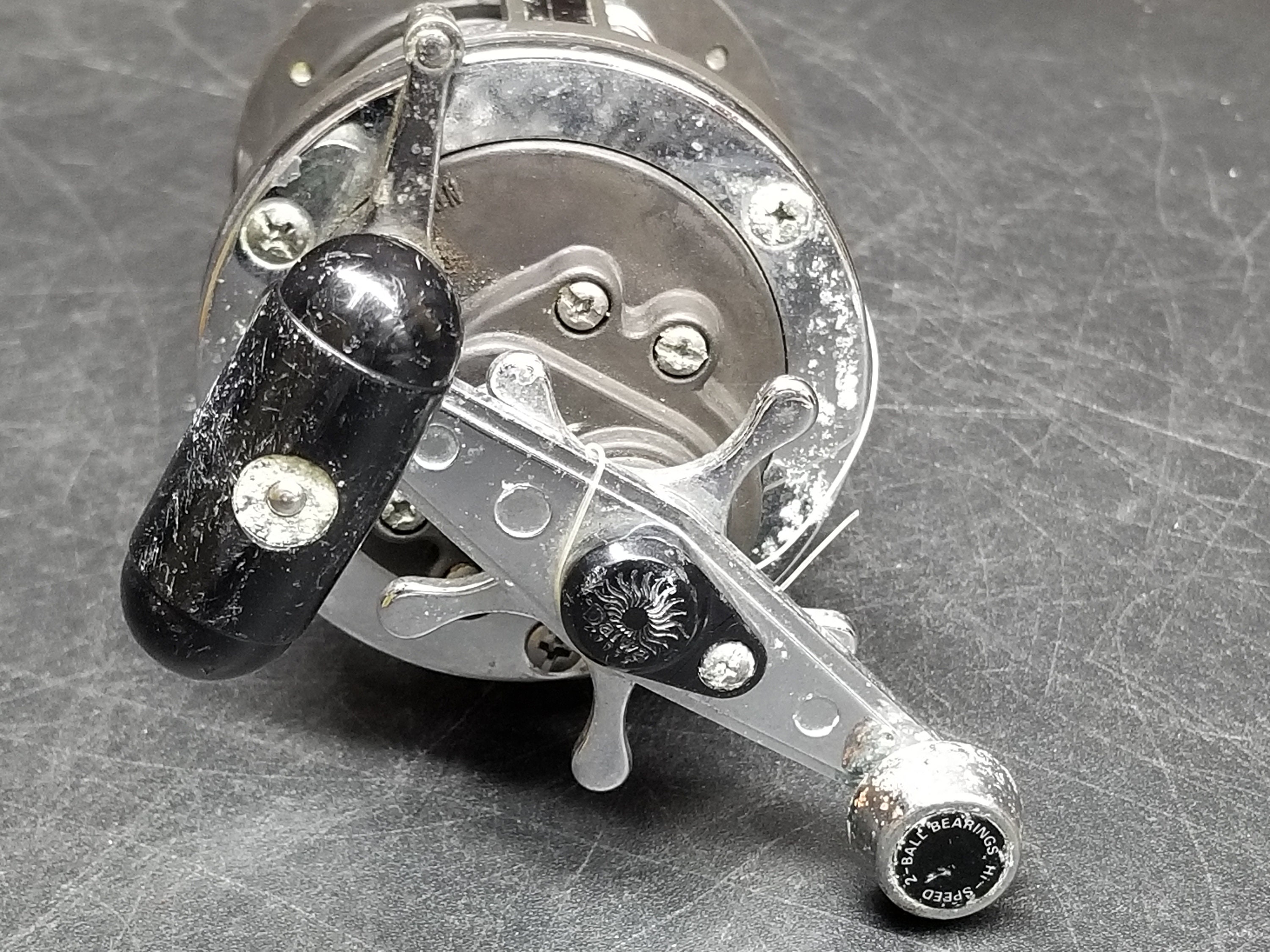 80's★DAIWA  CAST 55L★VINTAGE Vintage Daiwa US-80XA Trigger Spin Casting Reel Rear Drag