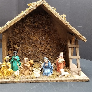 Decorative Creche Nativitty Scene