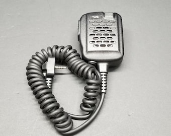 Micrófono de radio Motorola/Vertex MH-45 7D136 vintage: micrófono clásico fabricado en Japón