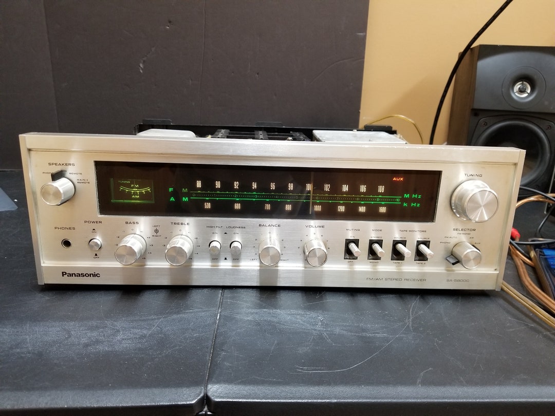 Vintage Panasonic SA-5800C Vintage AM/FM Stereo Receiver Tested No