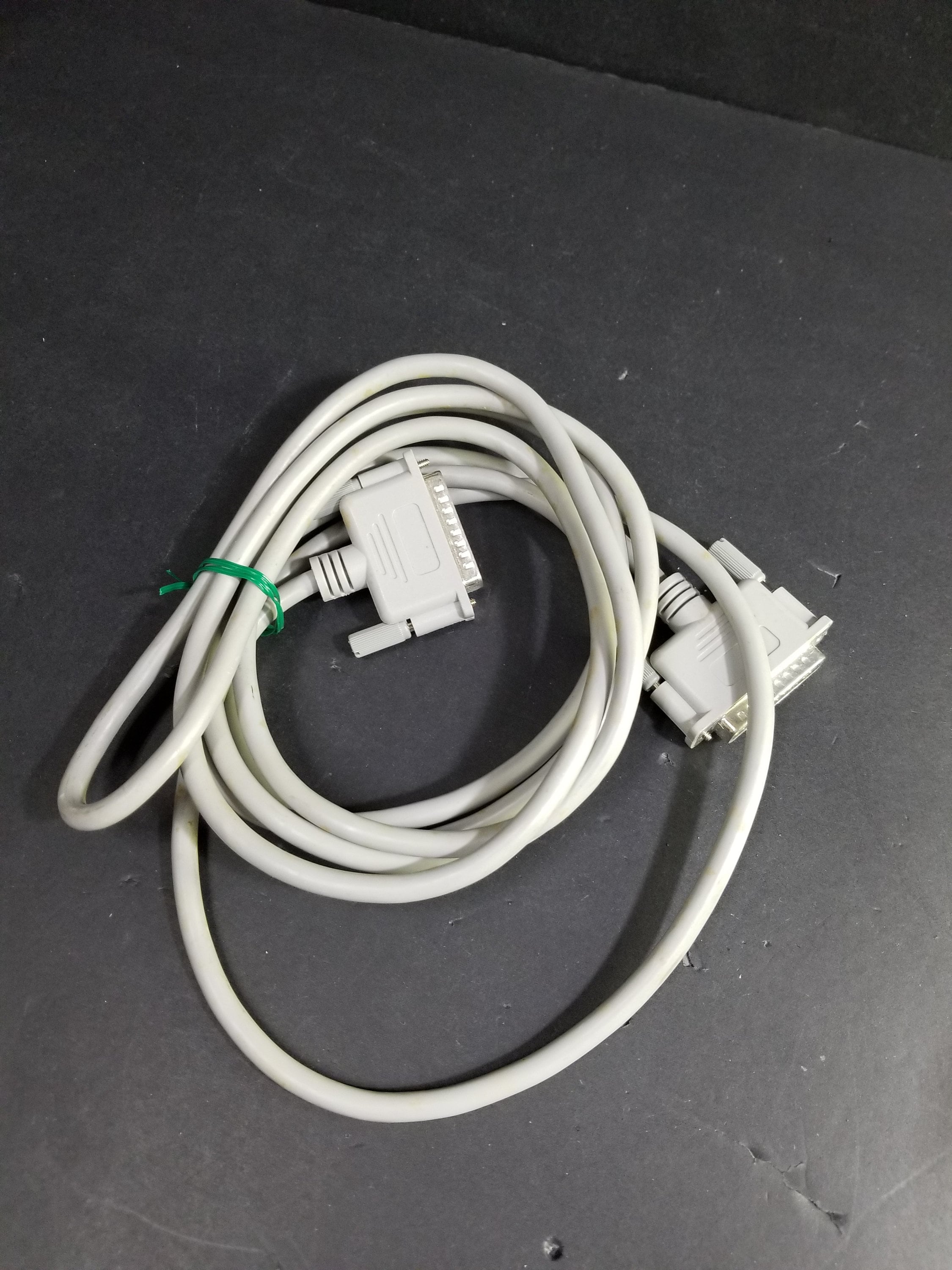 Old Computer Monitor Cables Lot of 9 Vintage VGA Monitor Data Printer Cables See Pictures Not ...