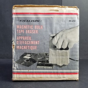 Realistic Magnetic Bulk Tape Eraser Check Out - UK Vintage Radio