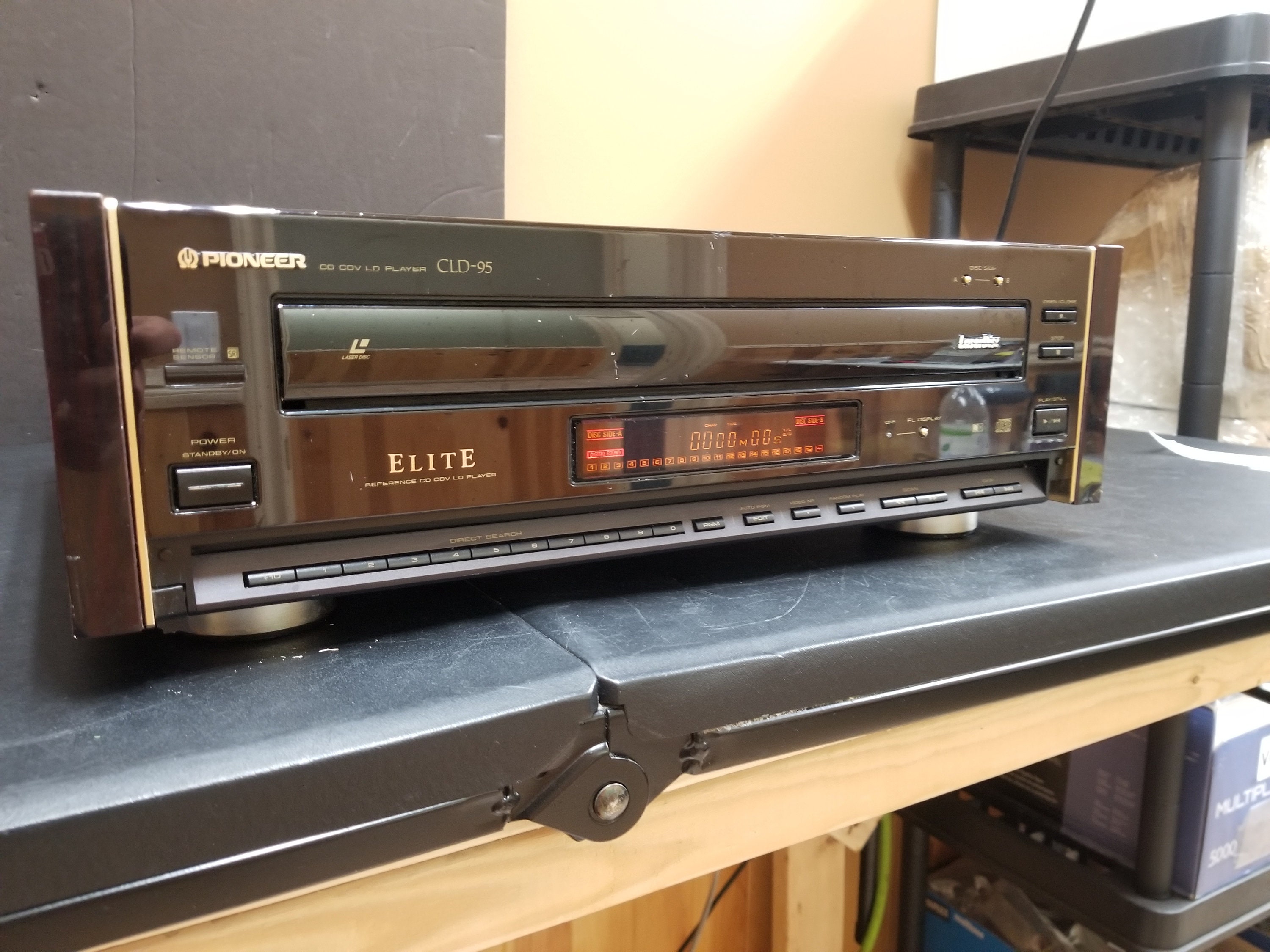 Vintage Pioneer Elite Cd Cdv Ld Laser Disc Player Model CLD-95 - Etsy