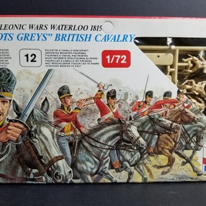 Esci 1/72 Model Kit Napoleon ''Scots Greys'' British Cavalery #217 New Open Box