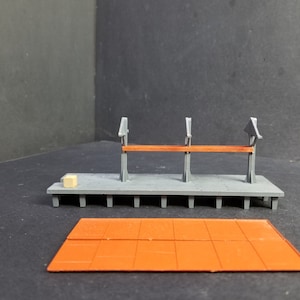 Unbranded HO Waage Wartebereich mit Bahnsteig