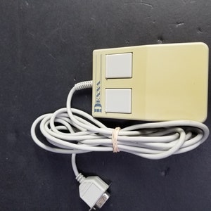 Vintage Dexxa Model No MB-82-9F 2-Button Mouse Untested