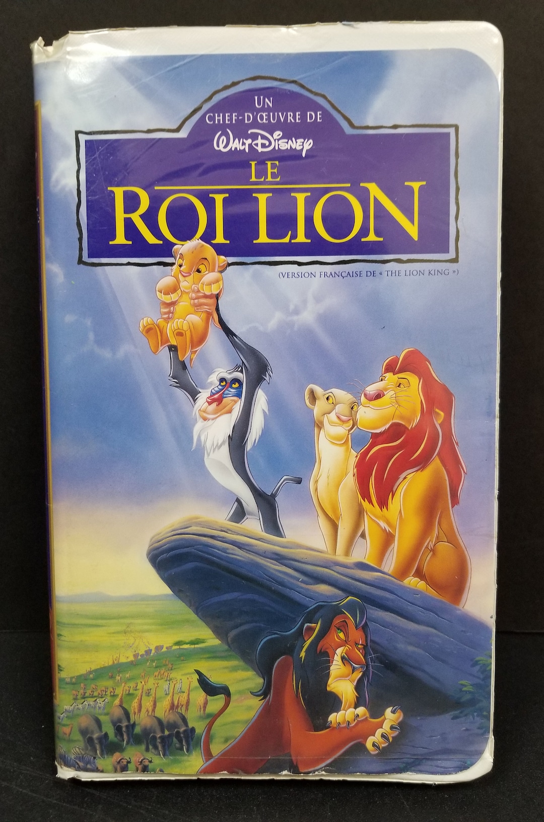 Le Roi Lion french Version of the Lion King Walt Disney VHS Etsy