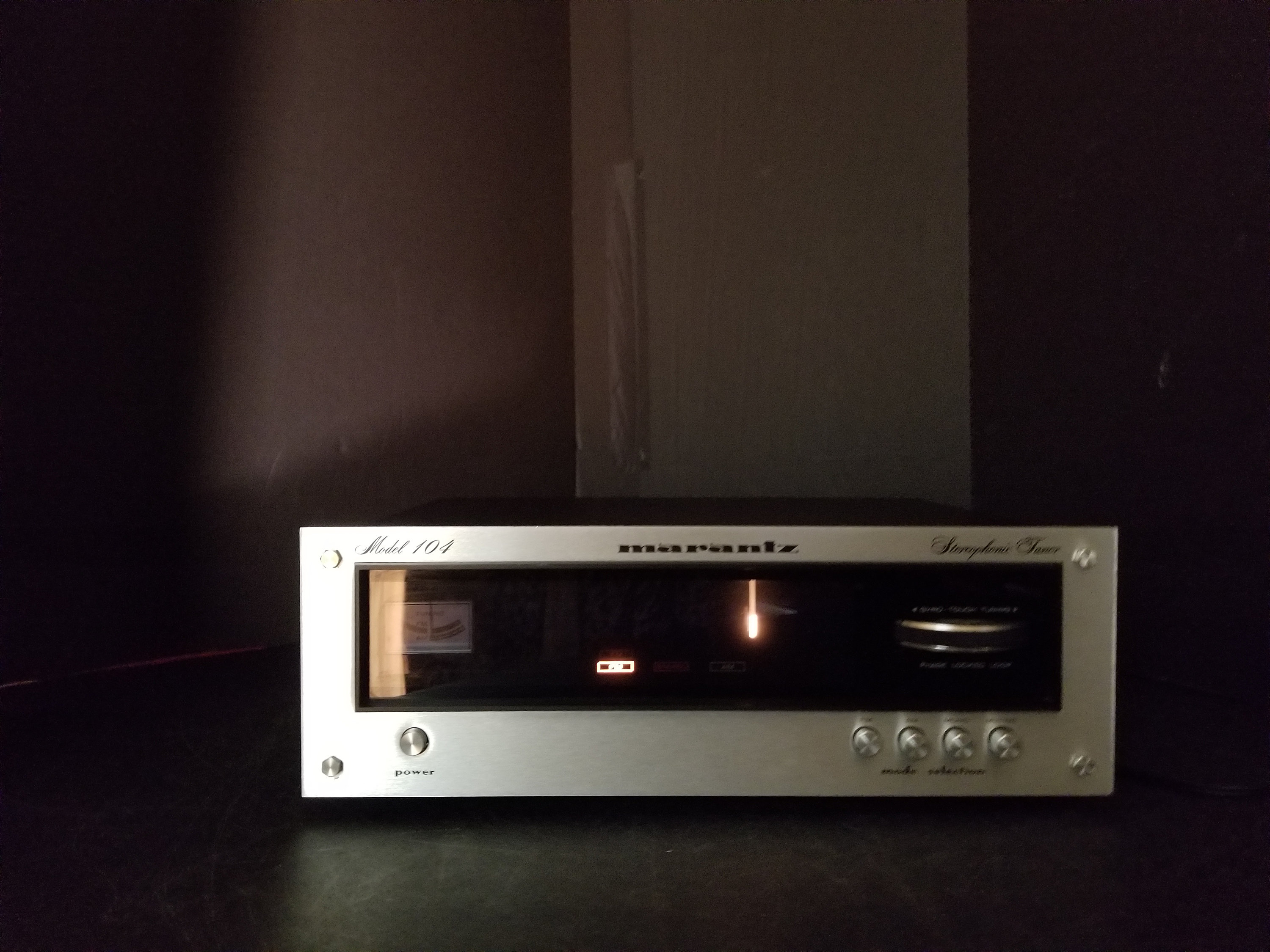 ビンテージ Marantz モデル 104 ステレオフォニックチューナー 動作